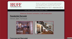 Desktop Screenshot of huffconstruction.net