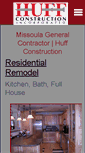 Mobile Screenshot of huffconstruction.net